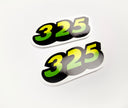 Replacement Vinyl Decal Set For 325 Lawn Tractor Hood, stickers Handmade