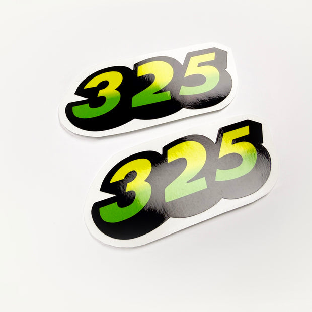 Replacement Vinyl Decal Set For 325 Lawn Tractor Hood, stickers Handmade