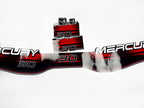 Vinyl graphic decals set suitable for Mercury 30 hp two stroke outboard engine. Vinyl stickers kit for Mercury 30 hp Handmade