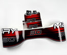 Vinyl graphic decals set suitable for Mercury 30 hp two stroke outboard engine. Vinyl stickers kit for Mercury 30 hp Handmade