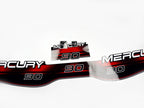 Vinyl graphic decals set suitable for Mercury 90 hp two stroke outboard engine. Vinyl stickers kit for Mercury 90 hp Handmade