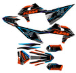 Graphic vinyl decals set for moto KTM SX SXF 125 150 250 350 450 2019-2023 Stickers vinyl kit for motorbike motorcycle without a headlight