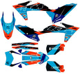 Graphic vinyl decals set for moto KTM Sx  SXF  EX 125 150 250 350 450 for 2024 Stickers vinyl kit for motorbike motorcycle KTM handmade vinyl film