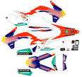 Graphic vinyl decals set for moto KTM SX SXF 125 150 250 350 450 2013-2015  Stickers vinyl kit for motorbike motorcycle without a headlight