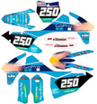 Graphic vinyl decals set for moto KTM SX SXF 125 150 250 350 450 2016-2018  Stickers vinyl kit for motorbike motorcycle without a headlight
