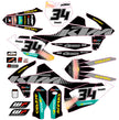 Graphic vinyl decals set for moto KTM SX SXF 125 150 250 350 450 2016-2018  Stickers vinyl kit for motorbike motorcycle without a headlight