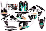 Graphic vinyl decals set for moto KTM SX SXF 125 150 250 350 450 2016-2018  Stickers vinyl kit for motorbike motorcycle without a headlight