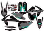 Graphic vinyl decals set for moto KTM SX SXF 125 150 250 350 450 2016-2018  Stickers vinyl kit for motorbike motorcycle without a headlight