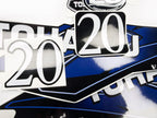 Vinyl graphic decals set suitable for Tohatsu 20 hp four stroke outboard engine. Vinyl stickers kit for Tohatsu 20 hp four stroke Handmade