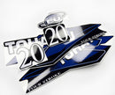 Vinyl graphic decals set suitable for Tohatsu 20 hp four stroke outboard engine. Vinyl stickers kit for Tohatsu 20 hp four stroke Handmade