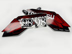 Vinyl graphic red decals set suitable for Tohatsu 9.8 hp two stroke outboard engine. Vinyl stickers kit for Tohatsu 9.8 hp two stroke Handmade