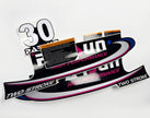 Vinyl graphic decals set suitable for Parsun 30 hp two stroke outboard engine. Vinyl stickers kit for Parsun 30 hp two stroke Handmade