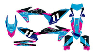 Graphic vinyl decals set for moto KTM SX SXF EX 125 150 250 350 450 for 2023+ Stickers vinyl kit for motorbike with a headlight