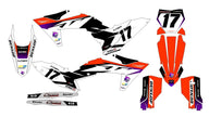 Graphic vinyl decals set for moto KTM SX SXF EX 125 150 250 350 450 for 2023+ Stickers vinyl kit for motorbike motorcycle without a headlight