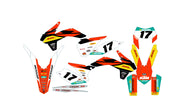Graphic vinyl decals set for moto KTM SX SXF 125 150 250 350 450 2014-2016  Stickers vinyl kit for motorbike motorcycle with a headlight