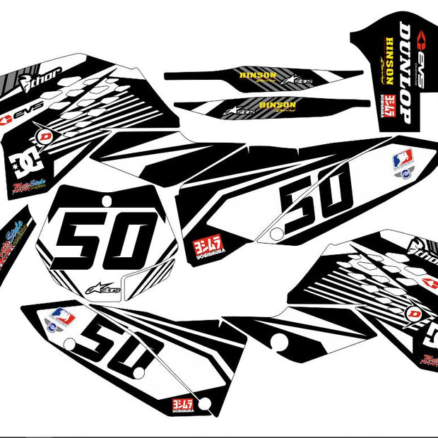 Graphic vinyl decals set for moto KTM SX SXF EX 125 150 250 350 450 for 2007-2010 Stickers vinyl kit for motorbike motorcycle  without a headlight